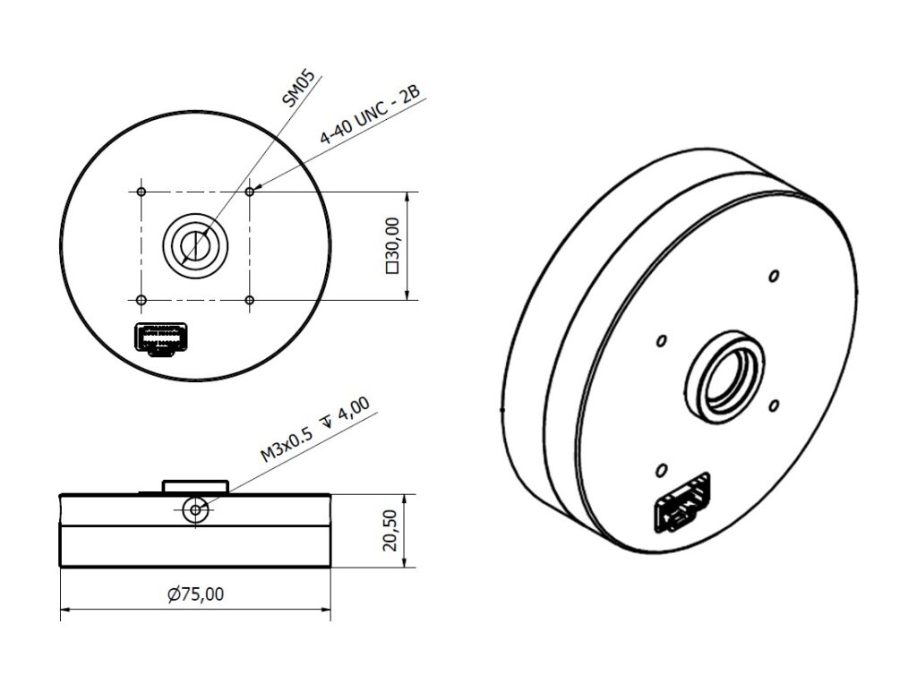 MID5C diaphragm dimensions